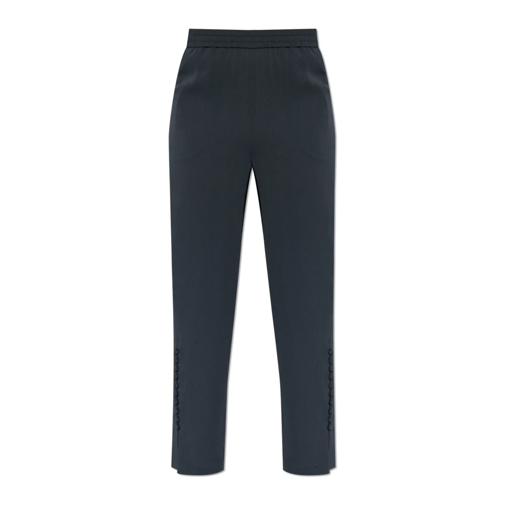 Emporio Armani Loszittende broek Gray Dames