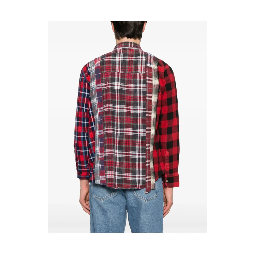 Needles Rode Blouse met Zak en Knopen Red Heren