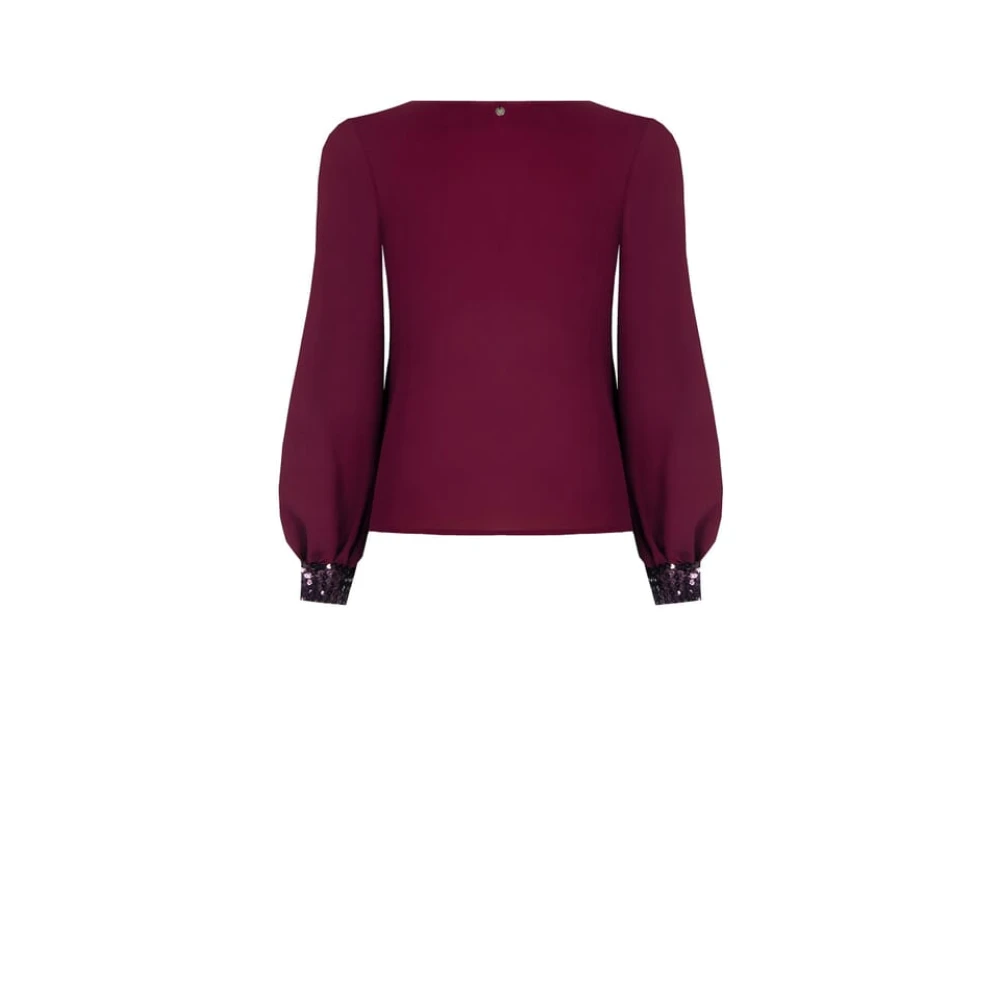 RINASCIMENTO Elegante blouse Herfst Winter Collectie Red Dames