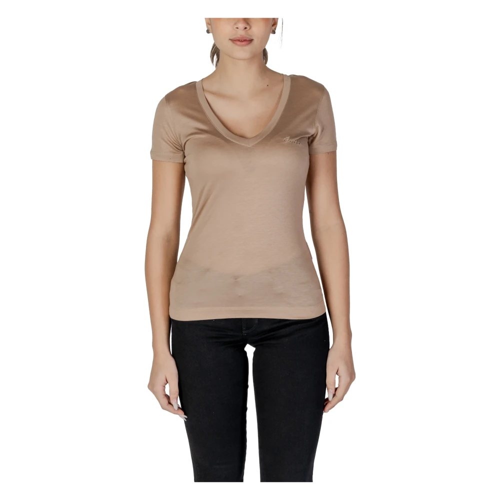 Guess - Tops > T-Shirts - Beige - Guess - Modalova