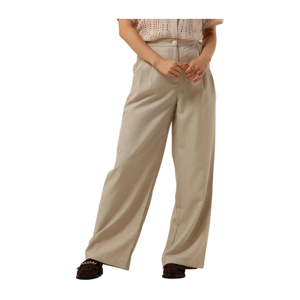 NEO NOIR Elegante Zand Mikey Pants Beige Dames