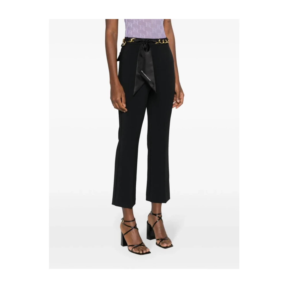 Elisabetta Franchi Zwarte Broek Black Dames