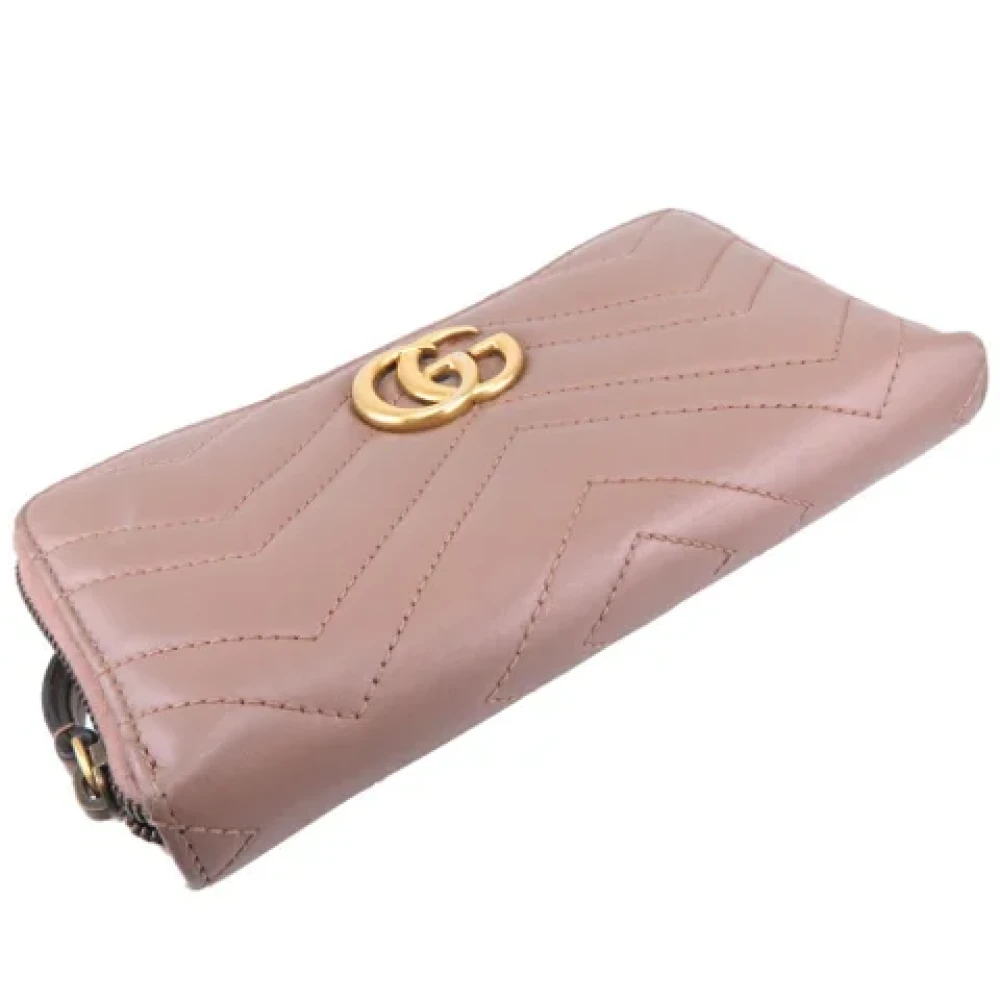 Gucci Vintage Pre-owned Leather wallets Pink Dames