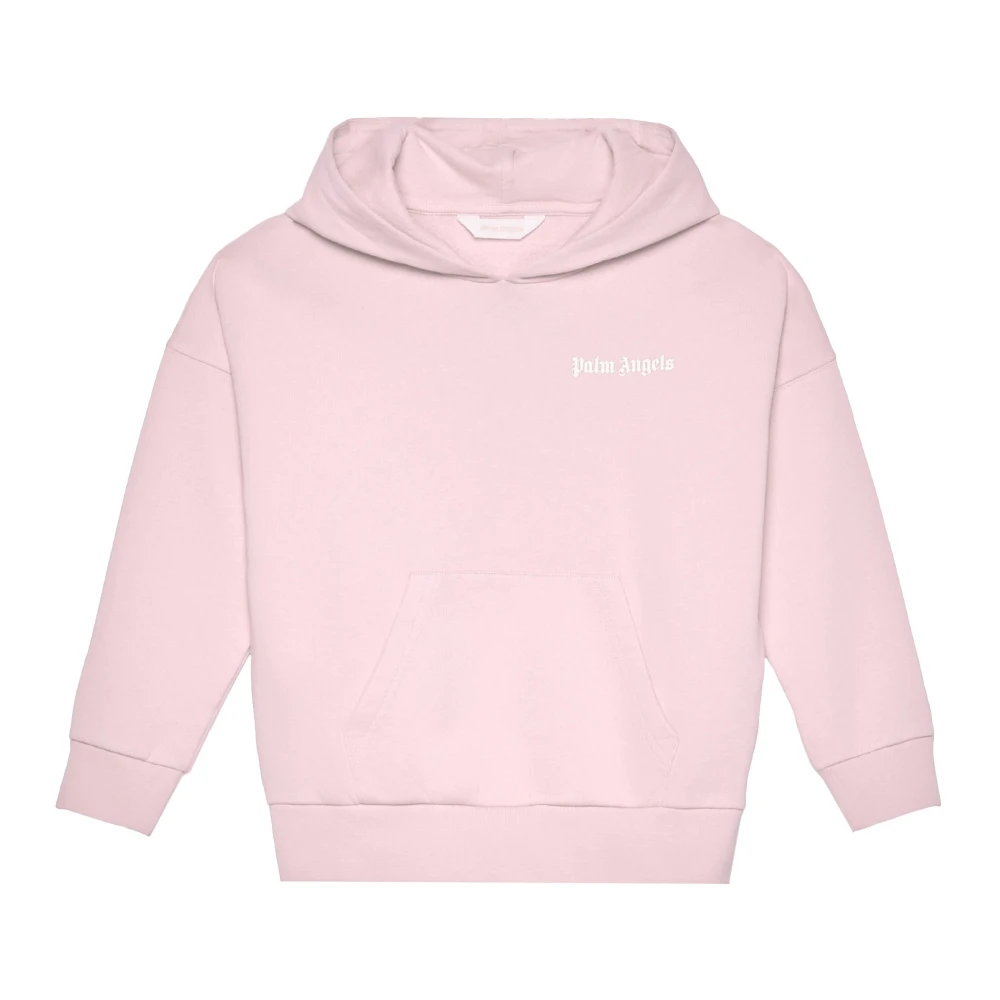 Palm Angels Girls Pink Overlogo Over Fit Hoodie - Kids Sweatshirts - 10 Y - Kids