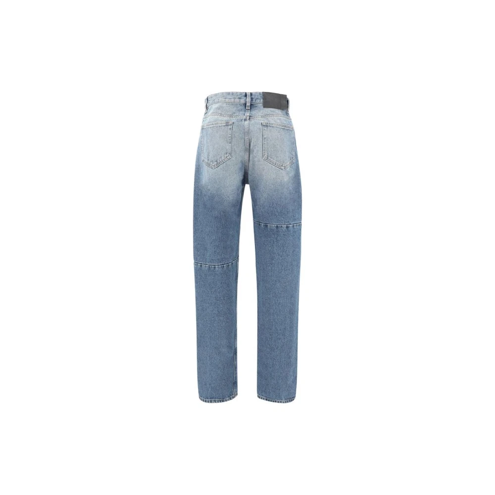 MM6 Maison Margiela Straight Jeans Relaxed Fit Blue Heren