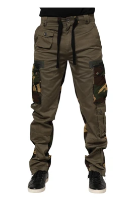 Brun Camouflage Cargo Byxor