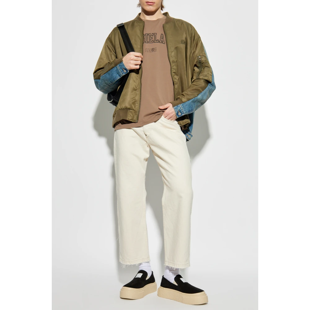 MM6 Maison Margiela Jas van Gemengde Materialen Green Heren