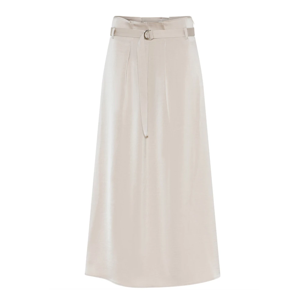 Bruuns Bazaar Women's Beige Midi Skirts, Xs, Veganibbeleen Skirt