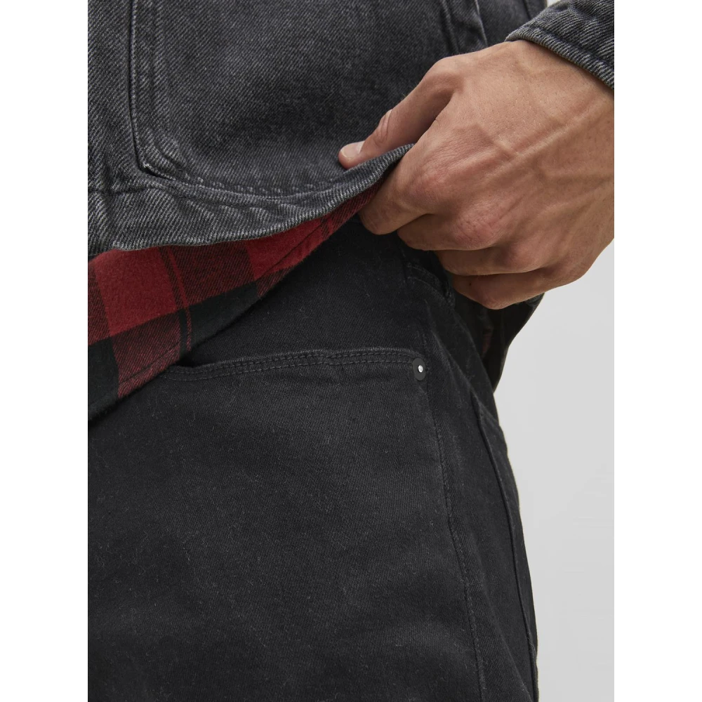 jack & jones Regular Fit Rinse Wash Jeans Black Heren