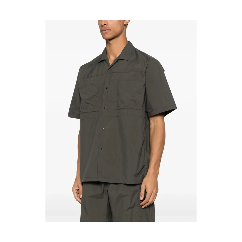 Mizuno Camp Kraag Gunmetal Grijs Shirt Gray Heren