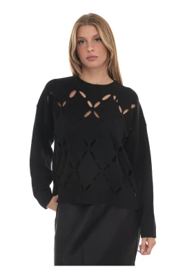Ull Tank Pullover med Logodetalj