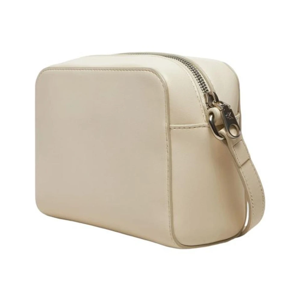 Calvin Klein Jeans Crème Faux Leren Handtas Dames Collectie Beige Dames