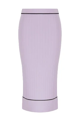 ASV Ribbed Knit Midi Skirt