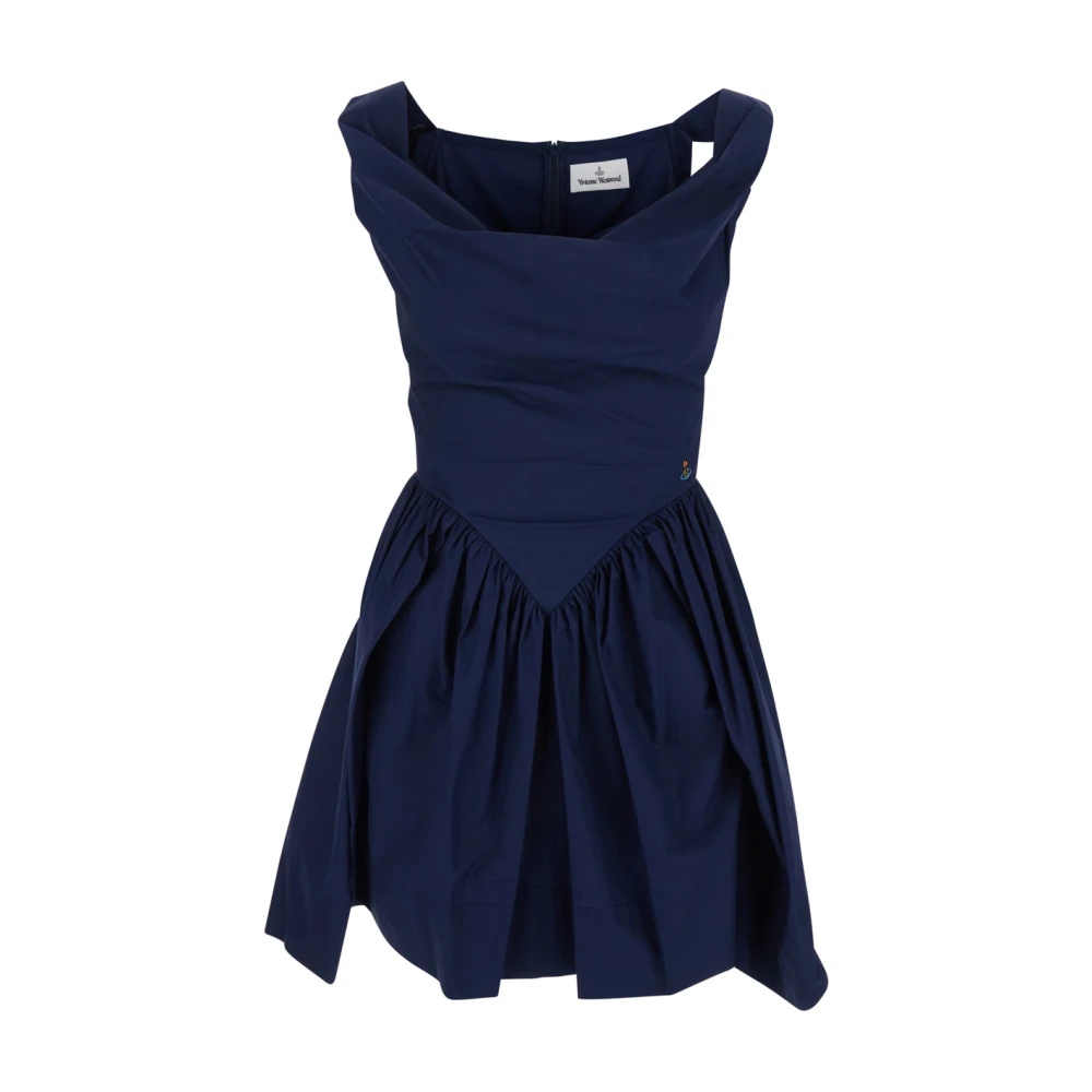 Vivienne Westwood Donna Blu Mini Abito Sunday