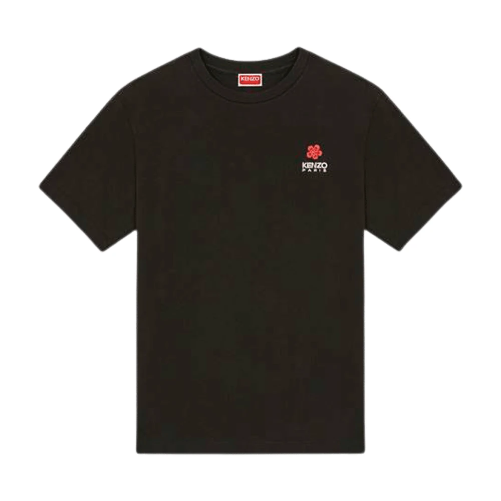 Kenzo Bloemen Crest Tee-Shirt Black Heren