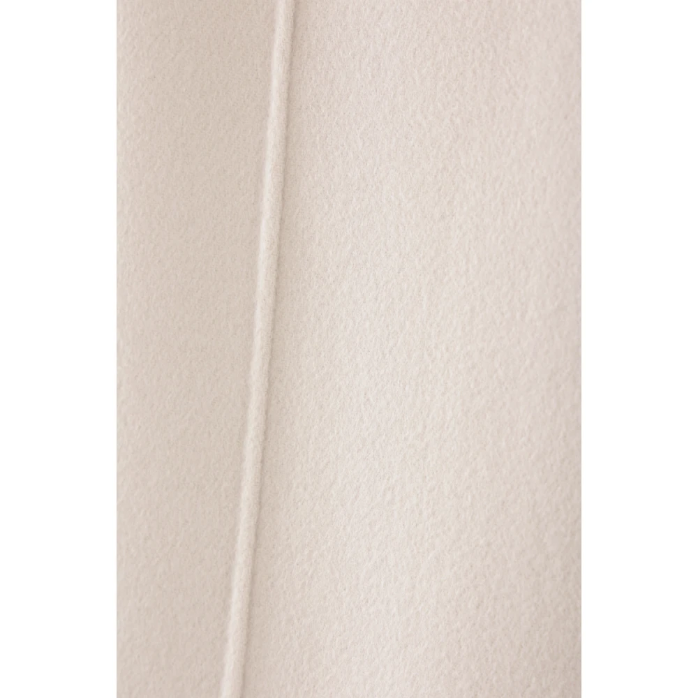 Max Mara Beige dubbelbreasted wollen jas Beige Dames