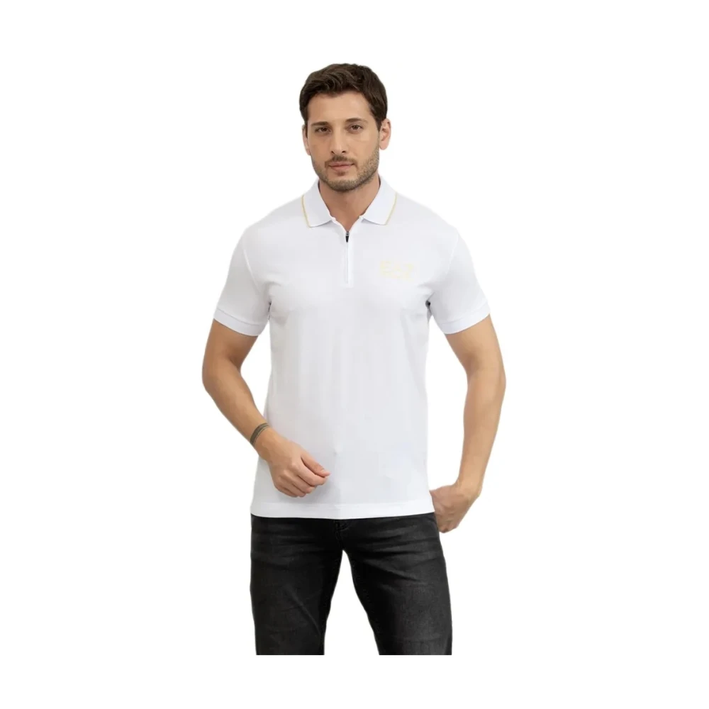 Emporio Armani Ea7 Uomo Bianco Top, L, New,