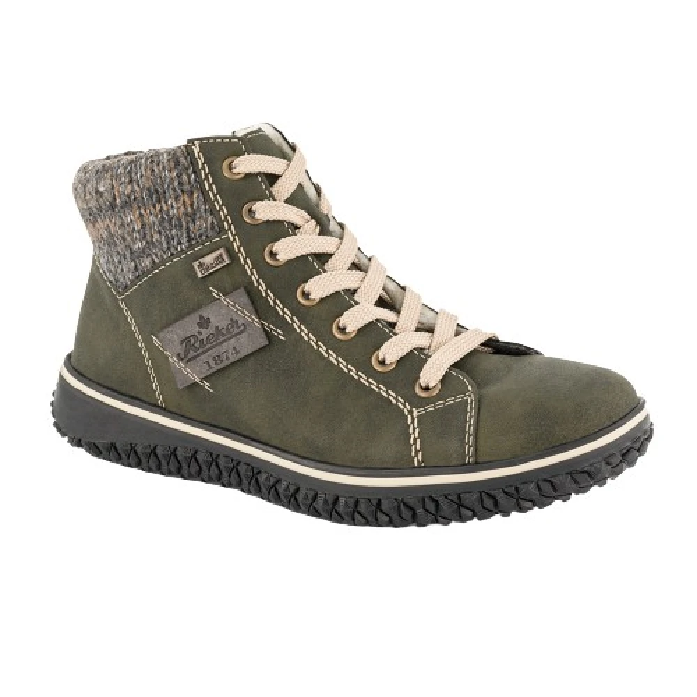 Rieker Gröna Isolerade Sneakers Green, Dam