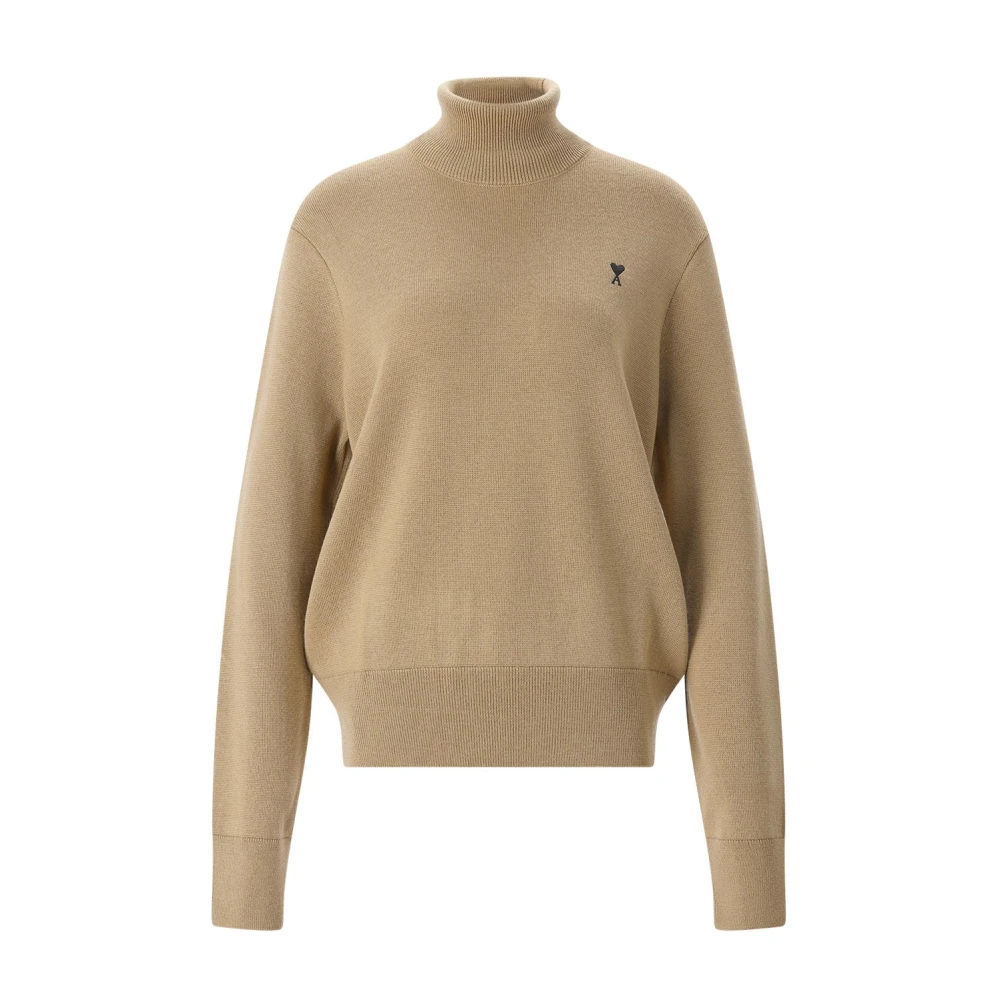 Ami Paris Donna Marrone Maglie, M, New,