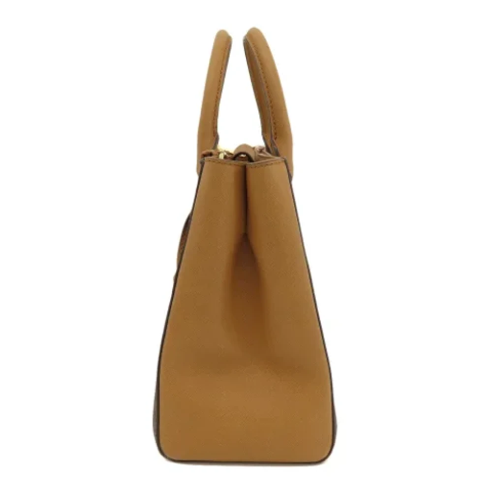 Michael Kors Pre-owned Canvas shoulder-bags Brown Dames