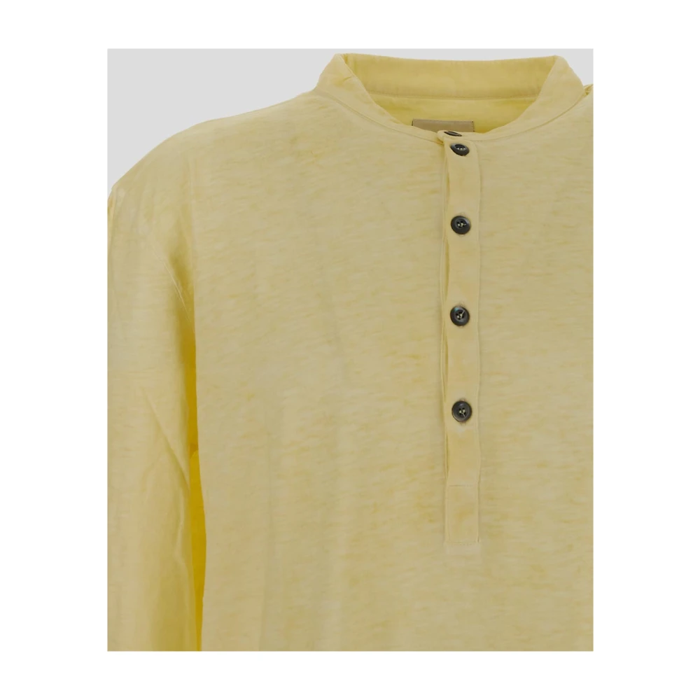 PT Torino Long Sleeve Tops Yellow Heren