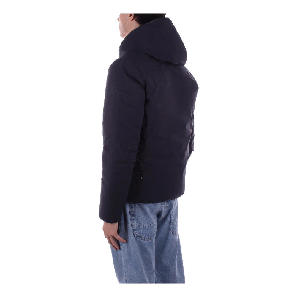 Save The Duck Hooded Jacket met Zakken met Rits Blue Heren
