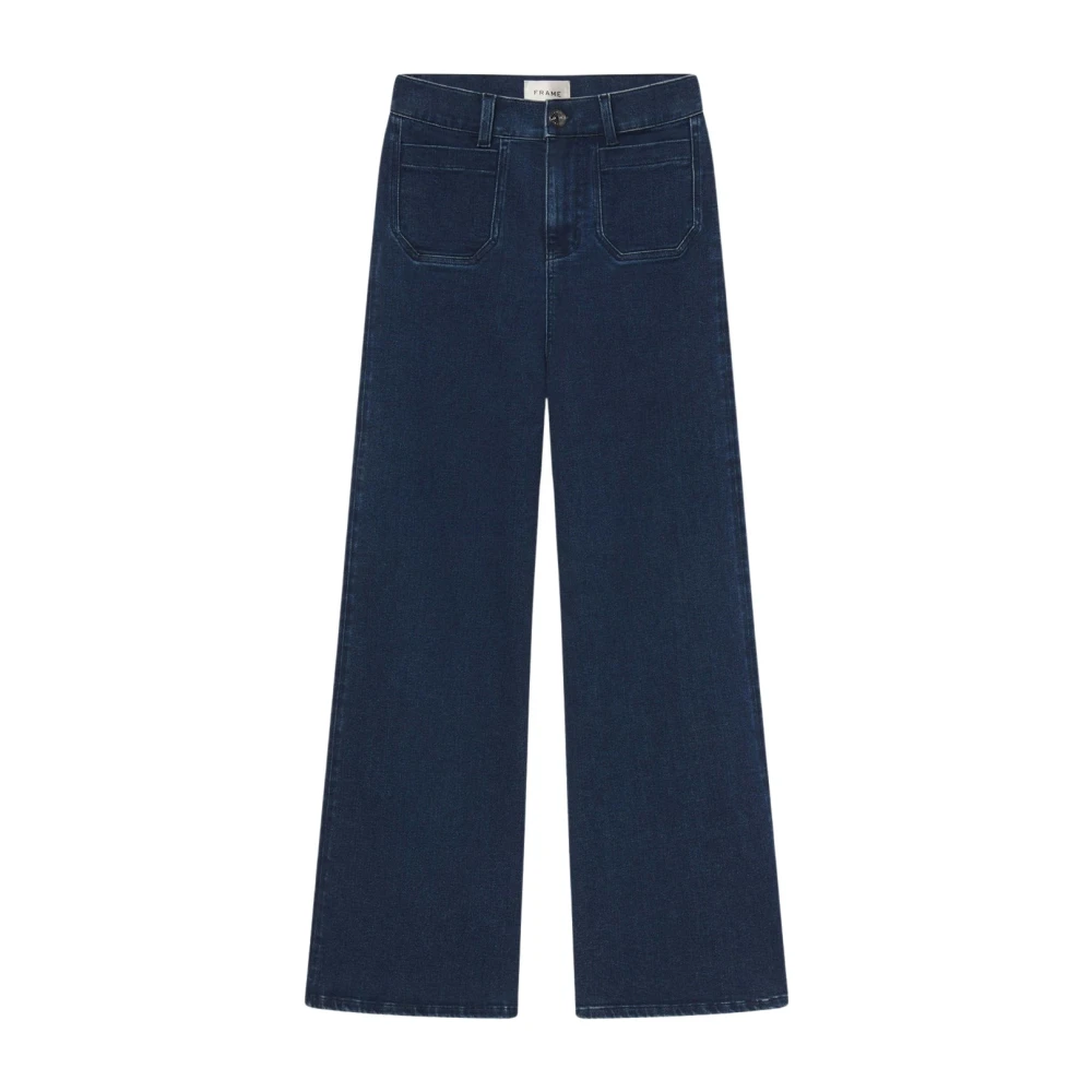 Frame - Jeans > Wide Jeans - Blue - Frame - Modalova