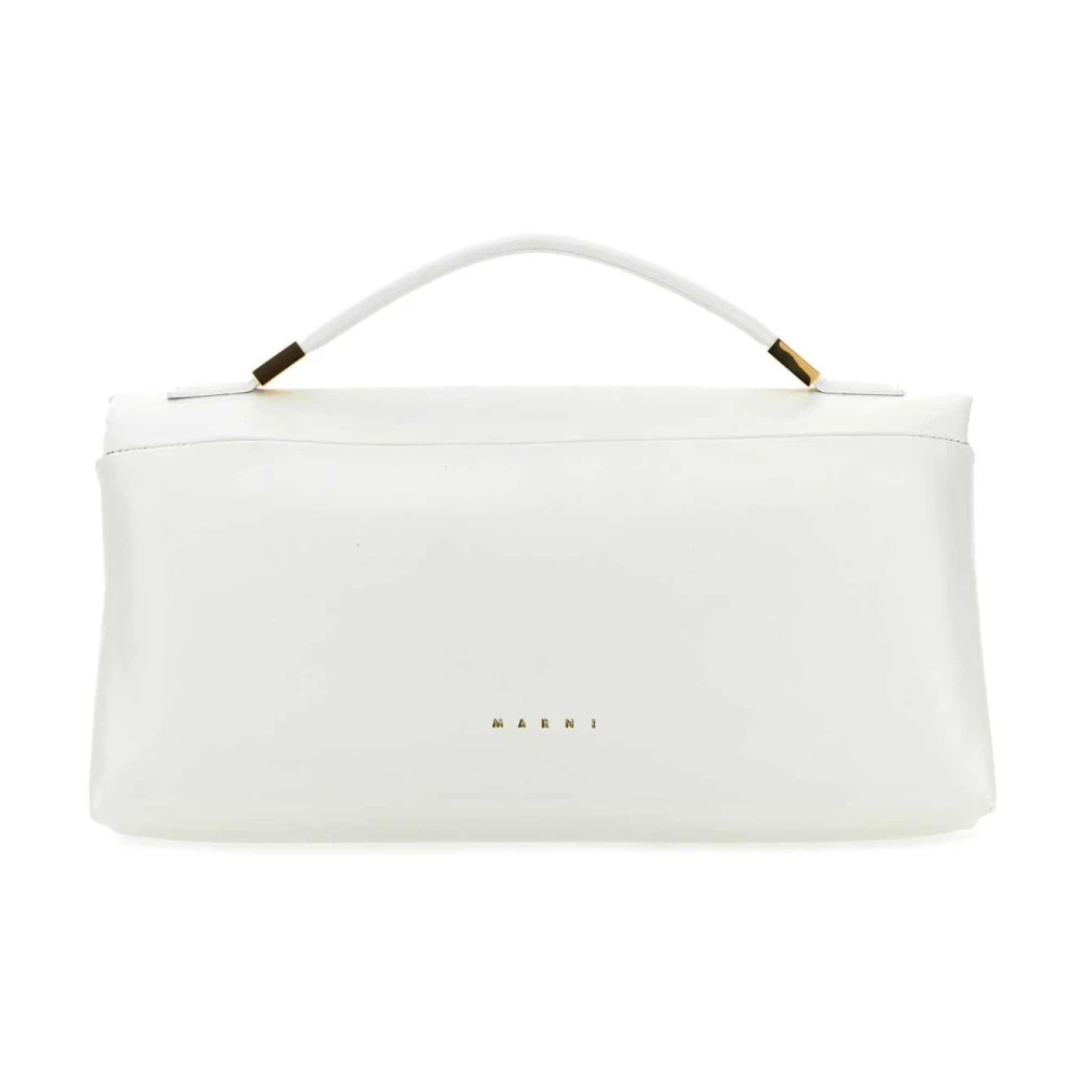 Marni Prisma Witleren Handtas White Dames