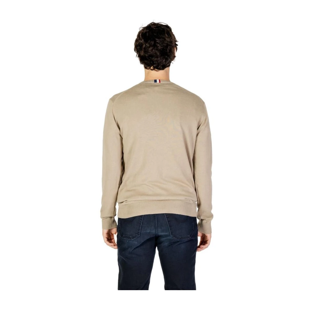 U.s. Polo Assn. Cashmere Gebreide Trui Beige Heren