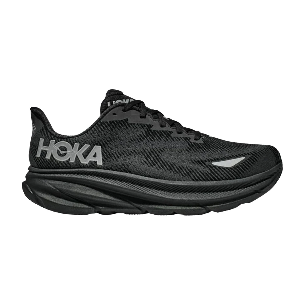 Hoka One One Black Running Shoes, Male, 10 Uk, Clifton 9 Gtx