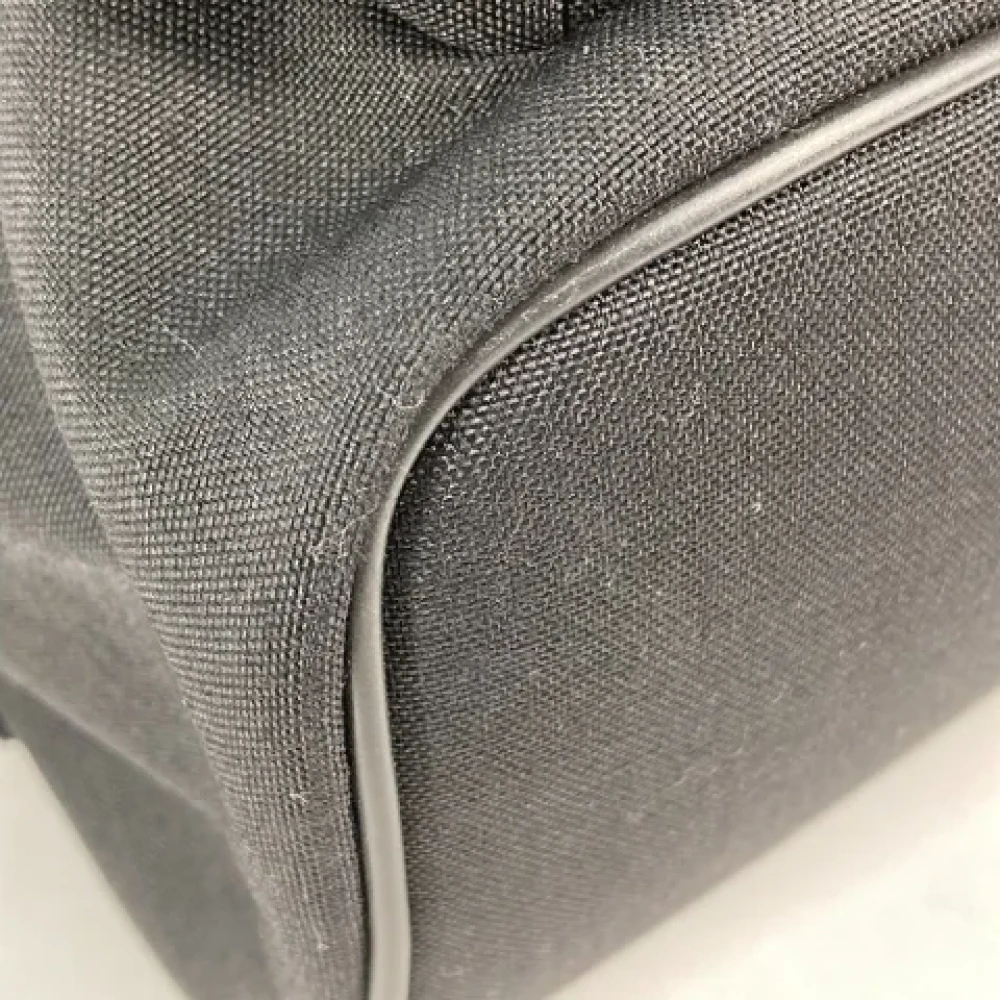 Yves Saint Laurent Vintage Pre-owned Leather backpacks Black Dames