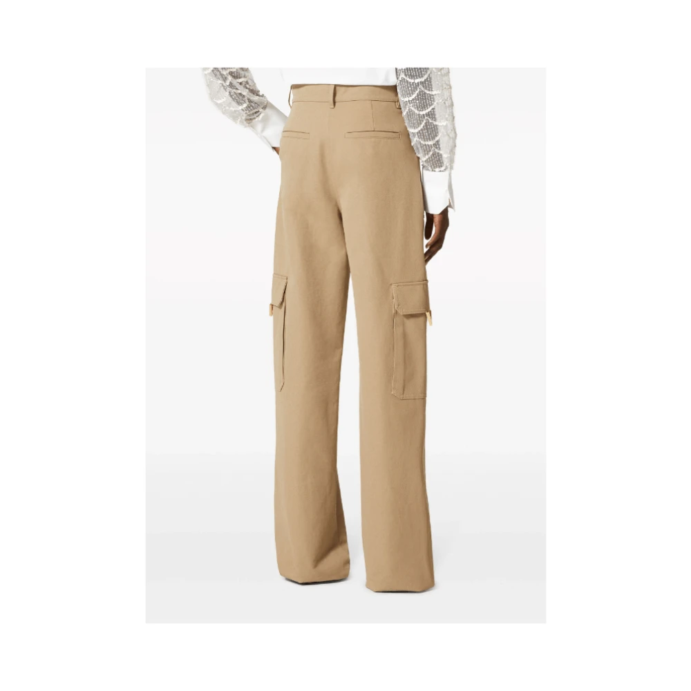 Valentino Wide Trousers Brown Dames