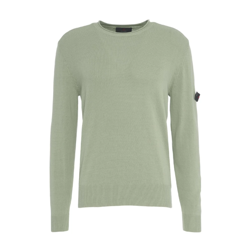 Peuterey Groene Gebreide Trui Sweater Stijlvol Comfortabele Pasvorm Green Heren