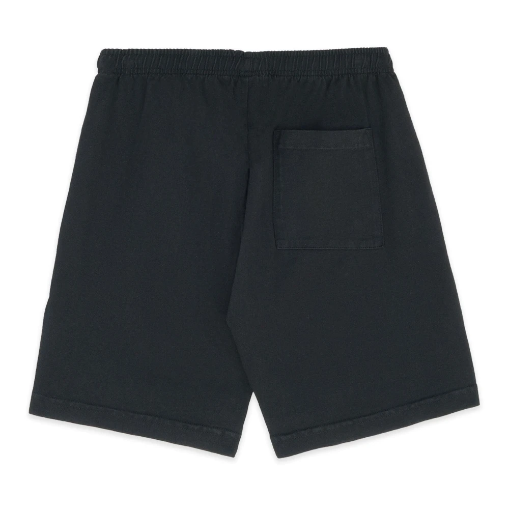 Sporty & Rich Zwarte California Gym Shorts met Logo Black Heren