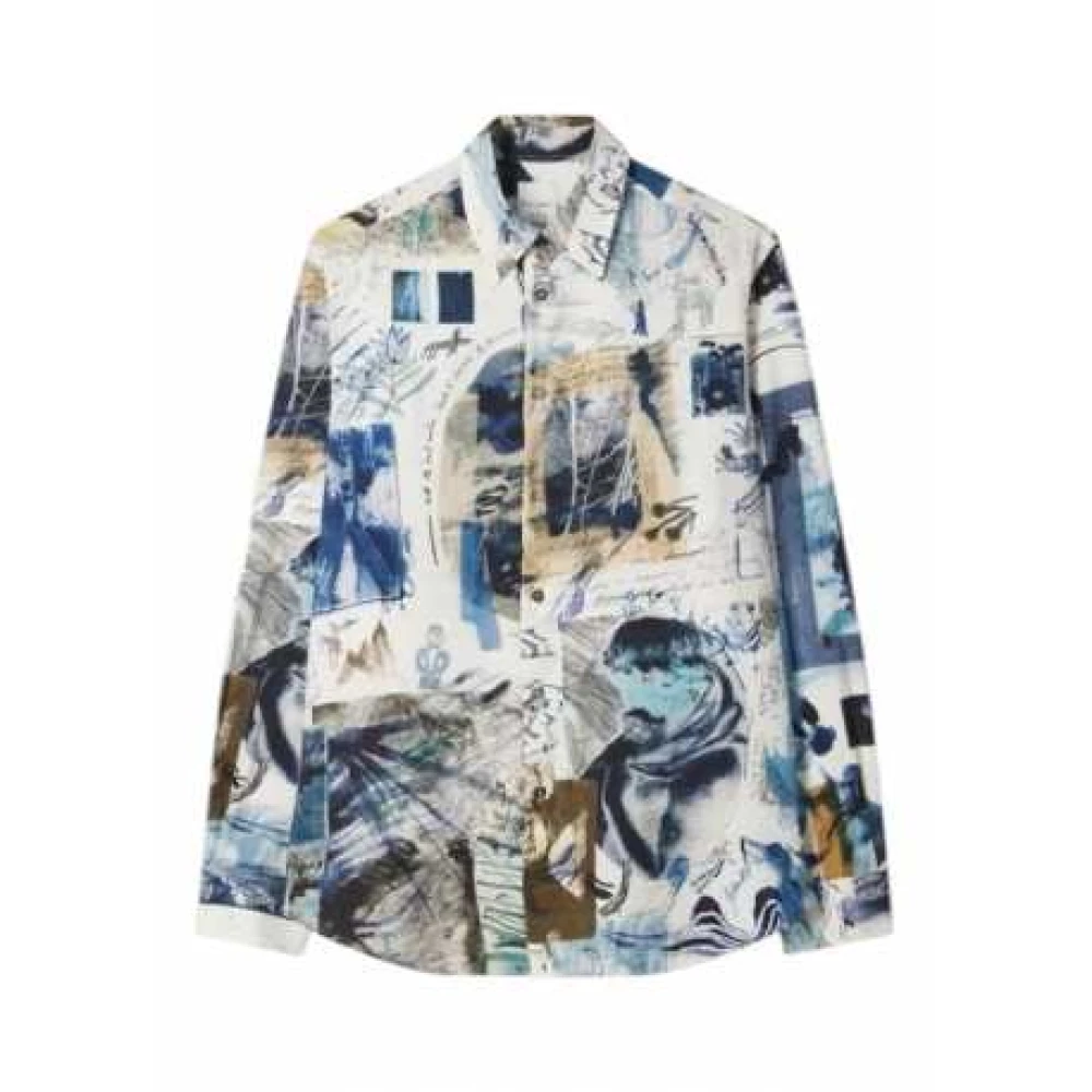 Paul Smith Herren Multicolor Shirts, Mehrfarbig, Lgröße:
