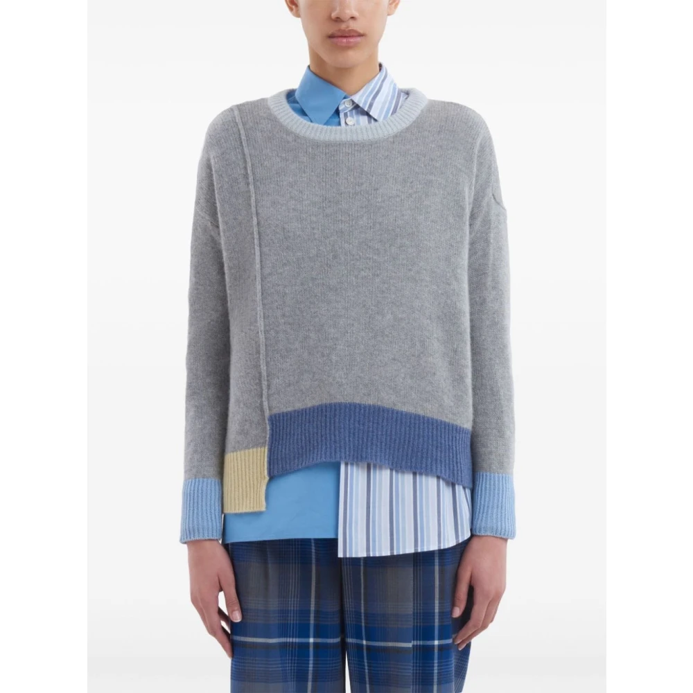 Marni Trendy Sweater Selection Gray Dames