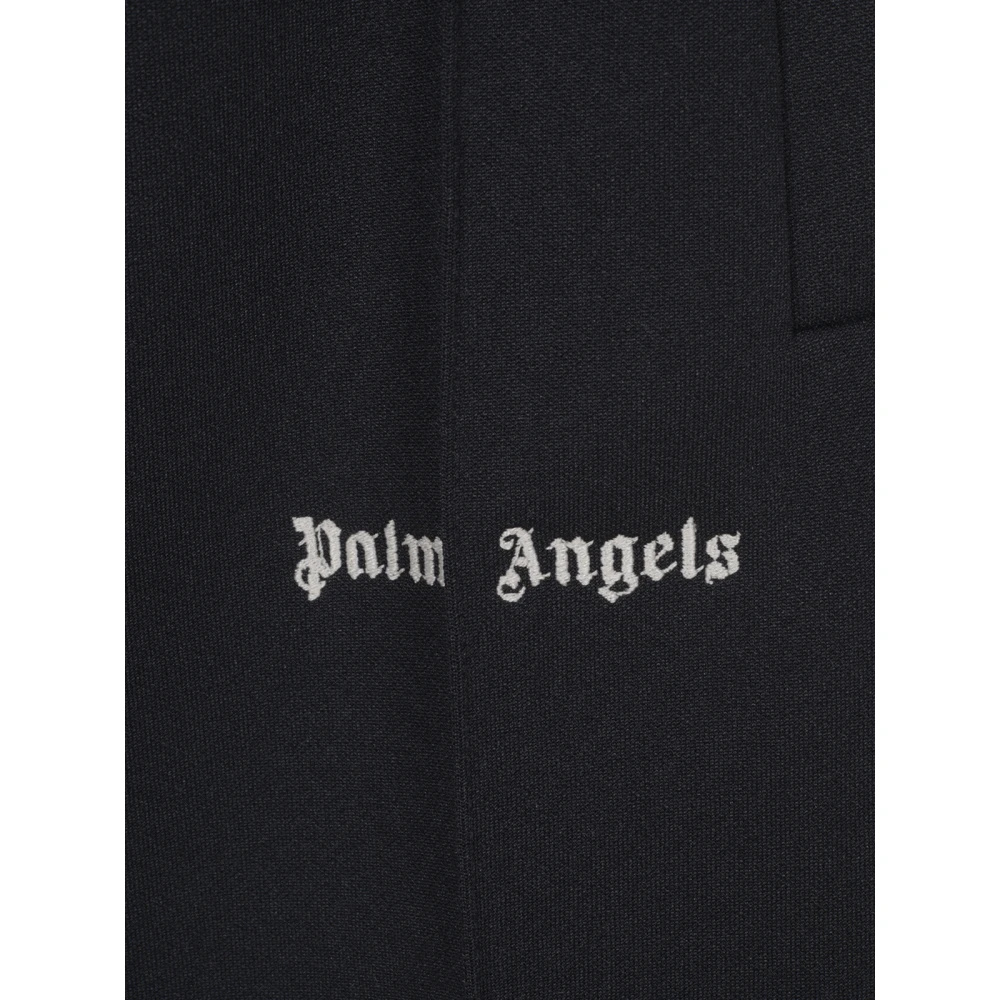 Palm Angels Zwarte Classic Logo Track Shorts Black Heren