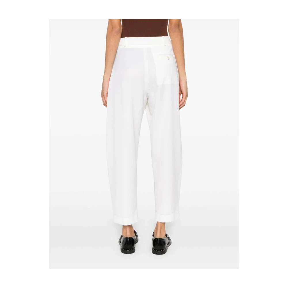 Stella Mccartney Witte Broek Aw24 White Dames