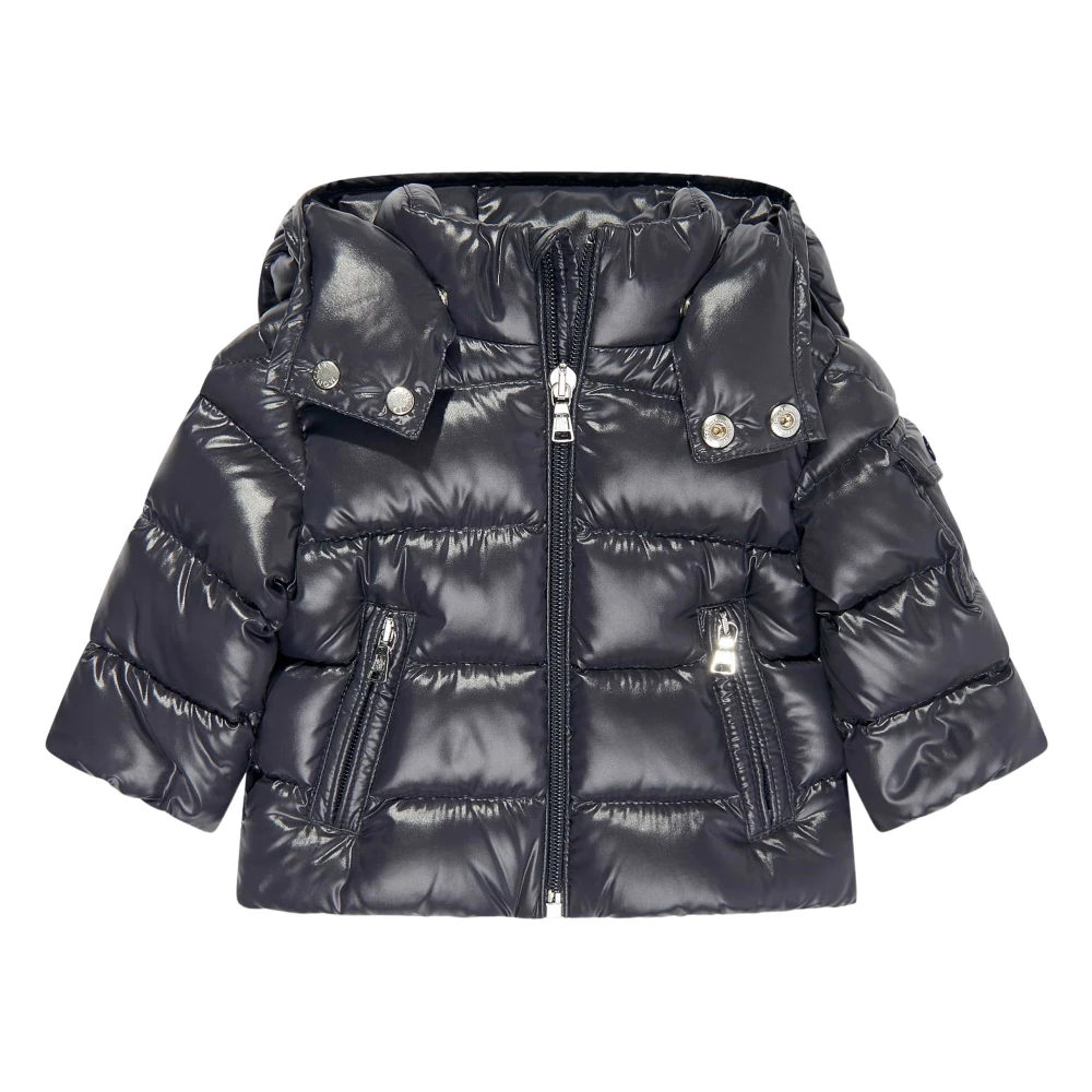Moncler Baby Boys New Maya Puffer Jacket - Male - Winter Jackets - Blue - 18 M - Kids