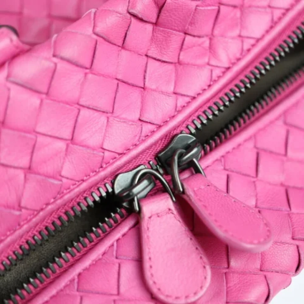 Bottega Veneta Vintage Pre-owned Leather handbags Pink Dames