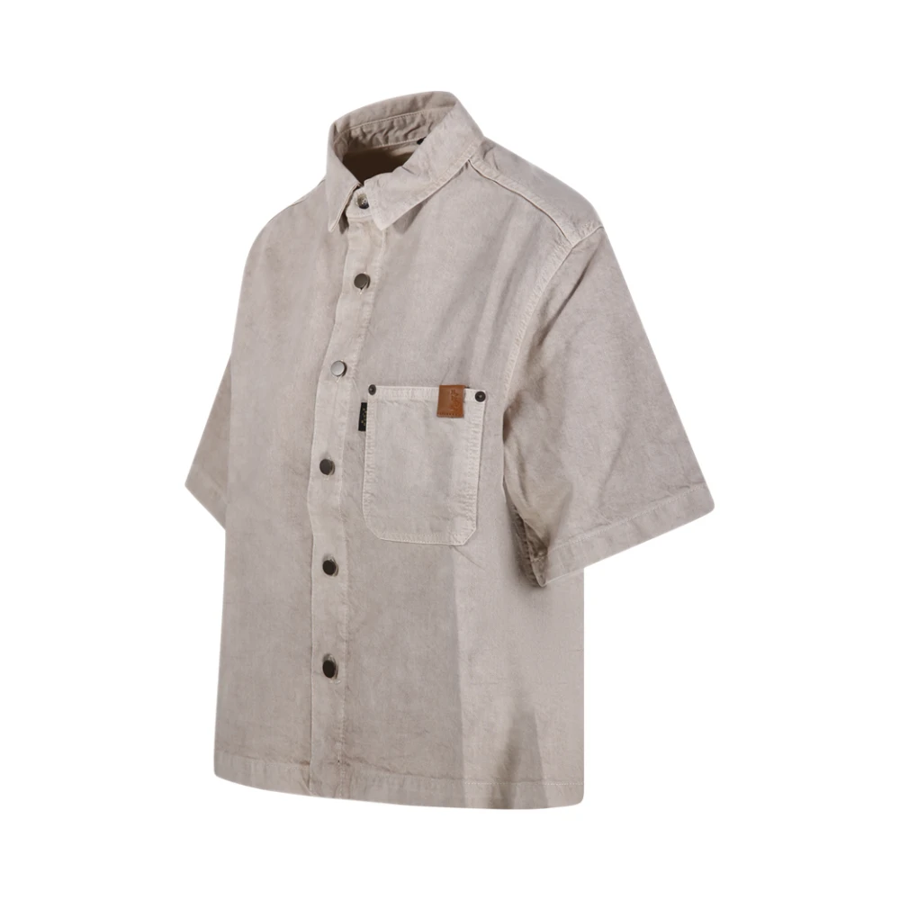 Haikure Hazelnoot Olijfkleurig Overhemd Beige Dames