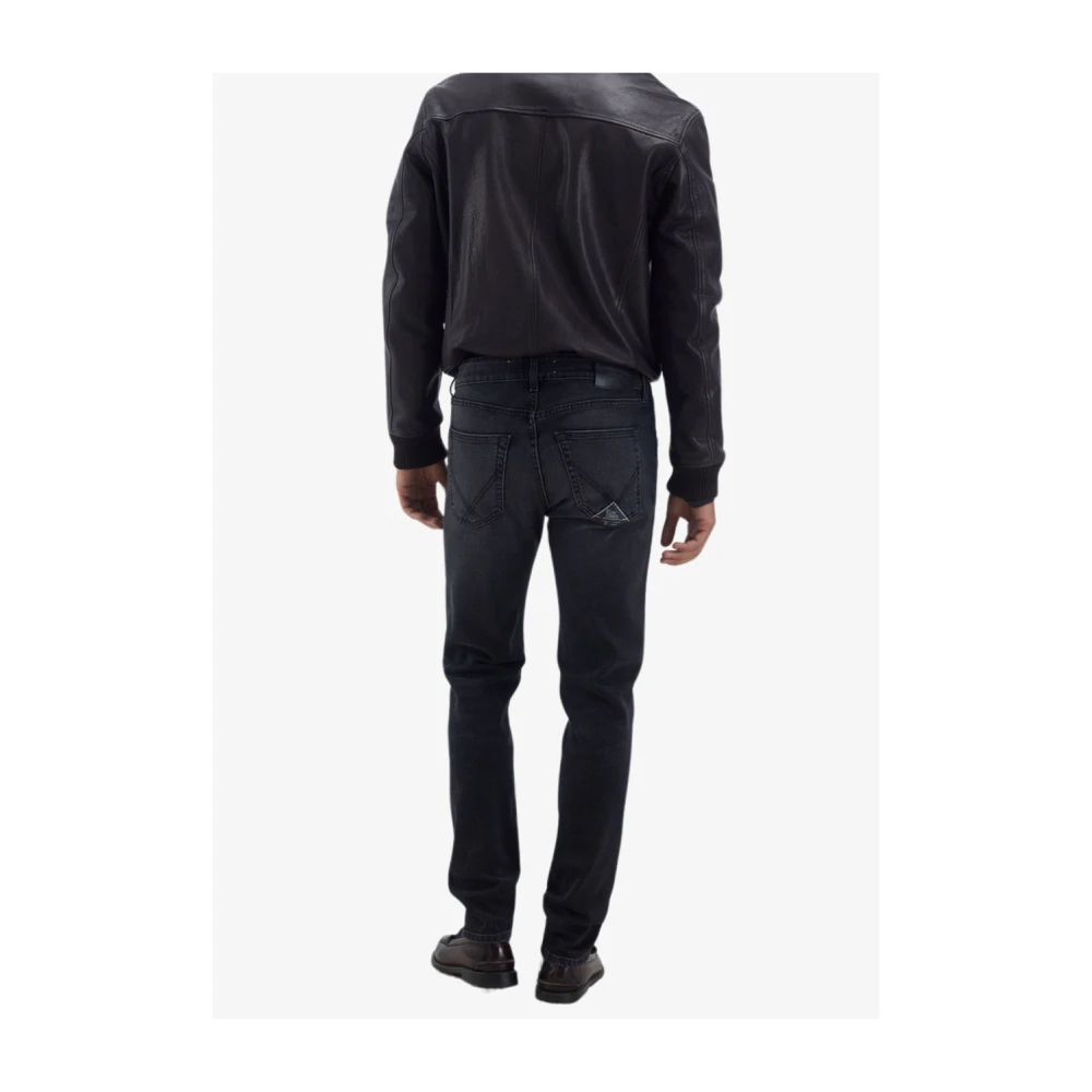 Roy Roger's Zwarte Carlin Slim Fit Jeans Black Heren