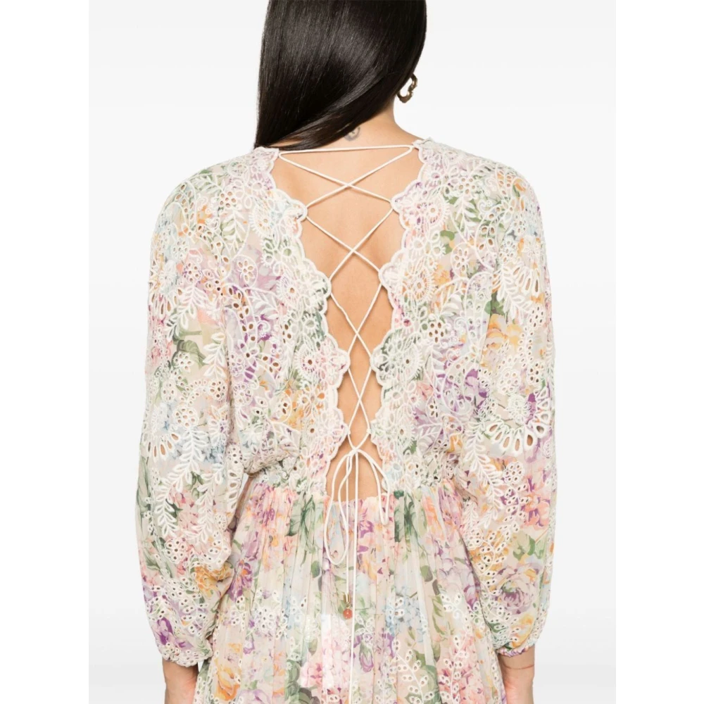 Zimmermann Elegante Bloemenjurk voor Vrouwen Multicolor Dames