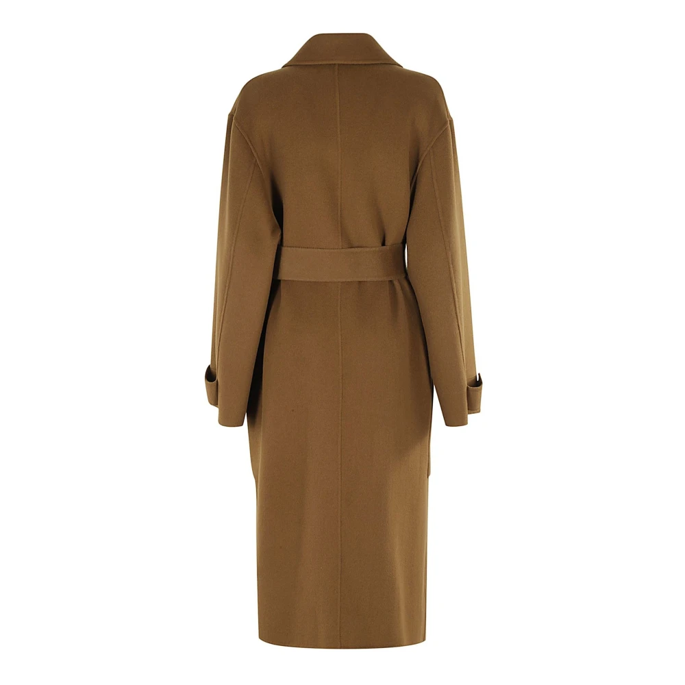 Philosophy di Lorenzo Serafini Bruine wollen double-breasted jas Brown Dames