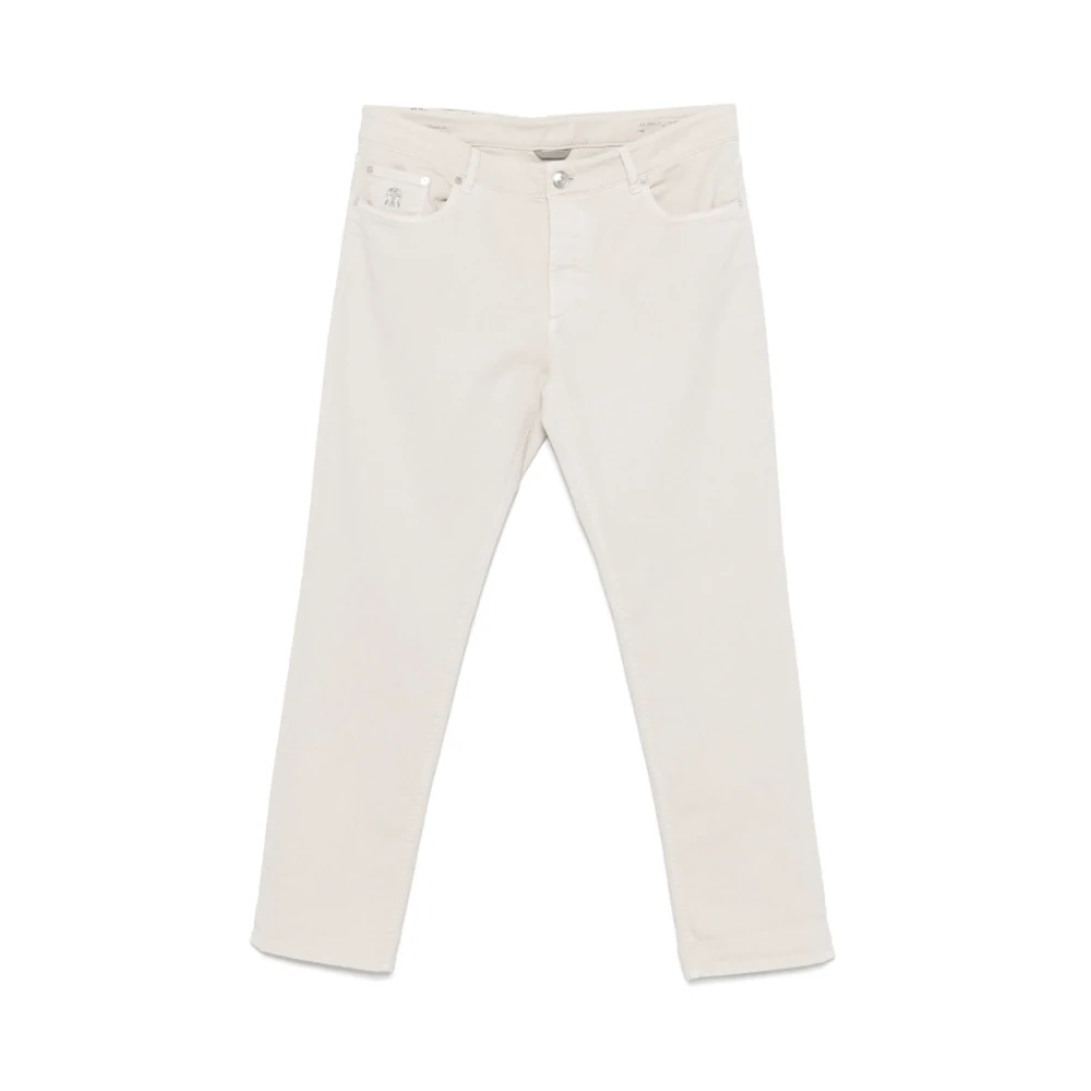 Trousers > Straight Trousers - - Brunello Cucinelli - Modalova