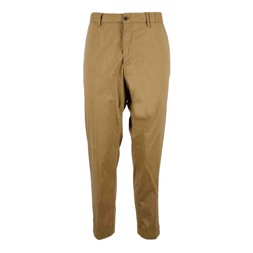 Briglia Casual Katoenmix Stretchbroek Brown Heren