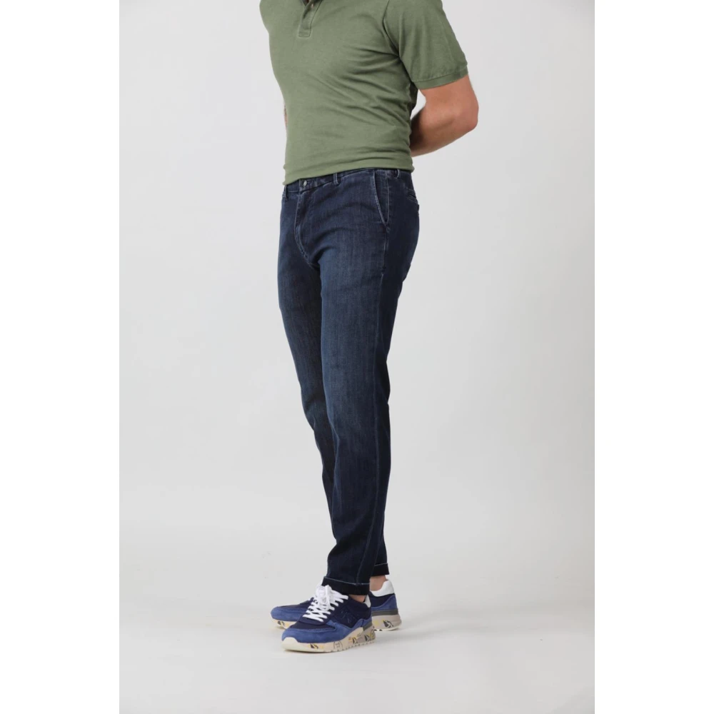 Re-Hash Denim Chinos Stijlvolle Jeans Blue Heren