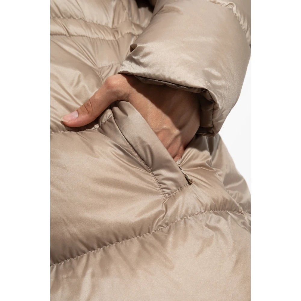 Moncler Reversibele Donsjas Boulogne Brown Dames