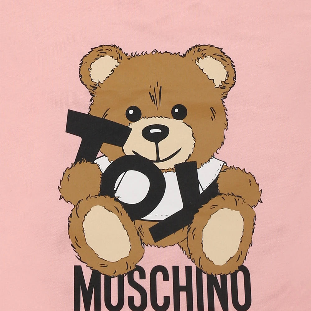 Moschino Roze Baby Slaapzak met Teddybeer Pink Unisex