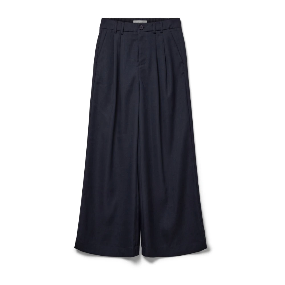 Blanche Wide Trousers Black Dames